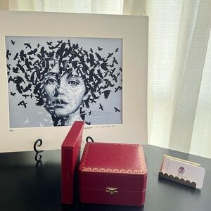 Authentic Cartier watch box with introduction booklet. (Just the box)